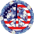 Hippie Fashion Peace Flag 3--STICKERS