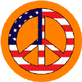 PEACE SIGN: Peace Flag 9 - Patriotic STICKERS