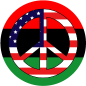 Peace Flag African American Colors 1--POSTER