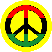 PEACE SIGN: Peace Flag African American Colors 3--KEY CHAIN