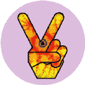 Tie Dye Peace Hand 2--KEY CHAIN