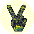 Tie Dye Peace Hand 3--STICKERS