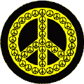 PEACE SYMBOL: Peace Sign Peace Sign Yellow--POSTER