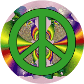 PEACE SIGN: A Socialist Party--BUTTON