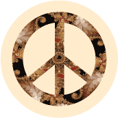 PEACE SIGN: Autumn Peace 1--KEY CHAIN