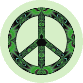 PEACE SIGN: Be A Tree Hugger--KEY CHAIN