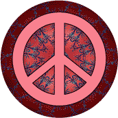 PEACE SIGN: Be A Voice In The Wilderness--BUTTON