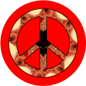 PEACE SIGN: Be Nonviolent--KEY CHAIN