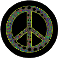 PEACE SIGN: Black Light Party 1--KEY CHAIN