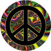 PEACE SIGN: Black Light Party 5--STICKERS