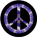 PEACE SIGN: Blue Tie Dye Buddha--POSTER