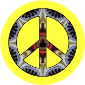 PEACE SIGN: Buddha Fan of Inner Peace--POSTER