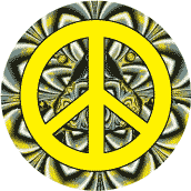 PEACE SIGN: Build Bridges To Peace--MAGNET