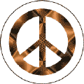 Chocolate Peace Sign--STICKERS