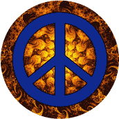 PEACE SIGN: Cosmic Jacuzzi--BUTTON