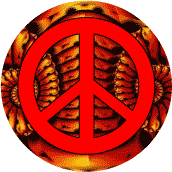 PEACE SIGN: Does Anarchism Rule--BUTTON