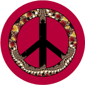 PEACE SIGN: En-Gulf War--BUTTON