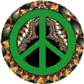 PEACE SIGN: End Greed--BUTTON