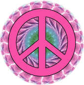 PEACE SIGN: End Sexism--MAGNET