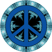 PEACE SIGN: End Slavery--BUTTON