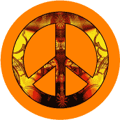 PEACE SIGN: End World Hunger--KEY CHAIN