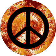 PEACE SIGN: Falling for Peace--MAGNET