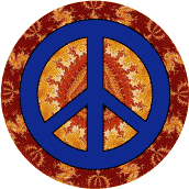 PEACE SIGN: Fire Born 1--BUTTON