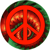 PEACE SIGN: Fire Born 4--BUTTON