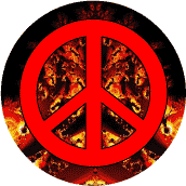 PEACE SIGN: Fire Dance 3--MAGNET