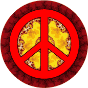 PEACE SIGN: Fire in Belly 1--BUTTON