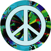 PEACE SIGN: Floral Fantasy 1--MAGNET