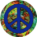 PEACE SIGN: Floral Fantasy 3--BUTTON