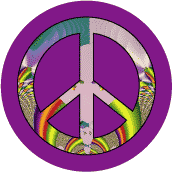 PEACE SIGN: Give Peace A Chance--KEY CHAIN