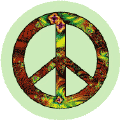 PEACE SIGN: Globalization Of Peace--BUTTON