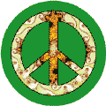 PEACE SIGN: Gold Nugget in Peace Garden--STICKERS