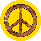 PEACE SIGN: Golden Earth Prints--STICKERS