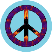 PEACE SIGN: Hippie Mandala--POSTER