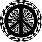 PEACE SIGN: Hypnotize Mind 1--BUTTON