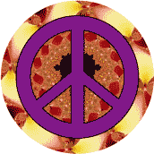 PEACE SIGN: Join Iraq War Protests--BUTTON