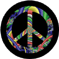 PEACE SIGN: Jungle Mural--KEY CHAIN