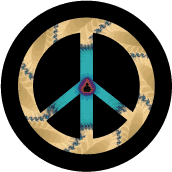 PEACE SIGN: Karma Wheel--STICKERS