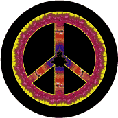 PEACE SIGN: Non Violence Is Anti Terrorism Training--KEY CHAIN