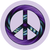 PEACE SIGN: Peace Empowers People--KEY CHAIN