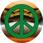 PEACE SIGN: Peace Frog Landscape--STICKERS