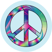 PEACE SIGN: Peace Is Not Liberal Vs Conservative--BUTTON