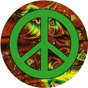 PEACE SIGN: Peace Is Poetic Justice--STICKERS