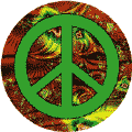 PEACE SIGN: Peace Is Poetic Justice--STICKERS