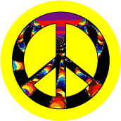 PEACE SIGN: Peace Is The Right Stuff--KEY CHAIN