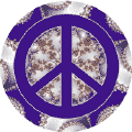 PEACE SIGN: Peace Is True Wealth--KEY CHAIN