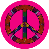 PEACE SIGN: Protest In Civil Disobedience--KEY CHAIN